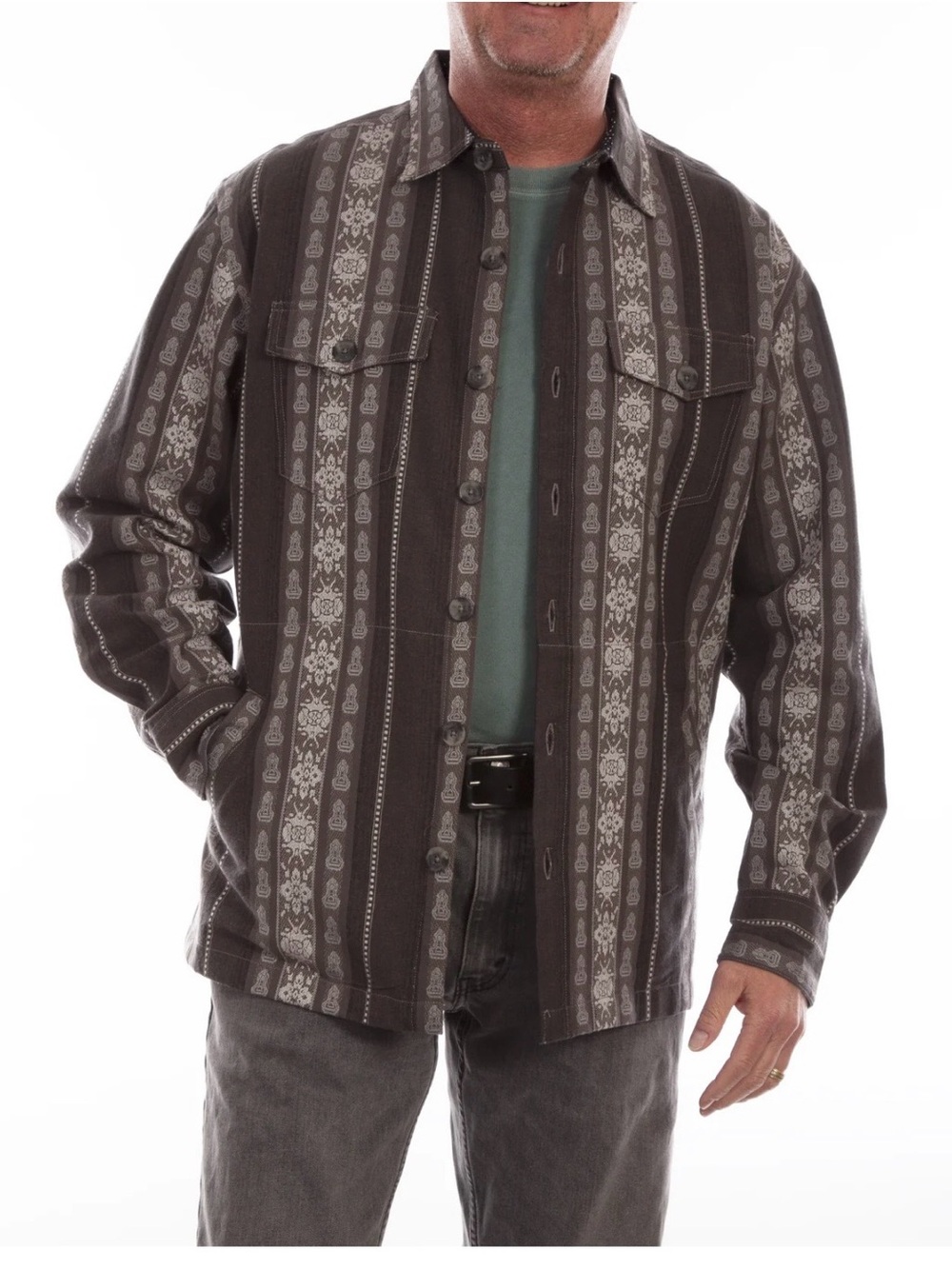 Scully Ridgeview - Men's Western Flannel Shirt Jacket